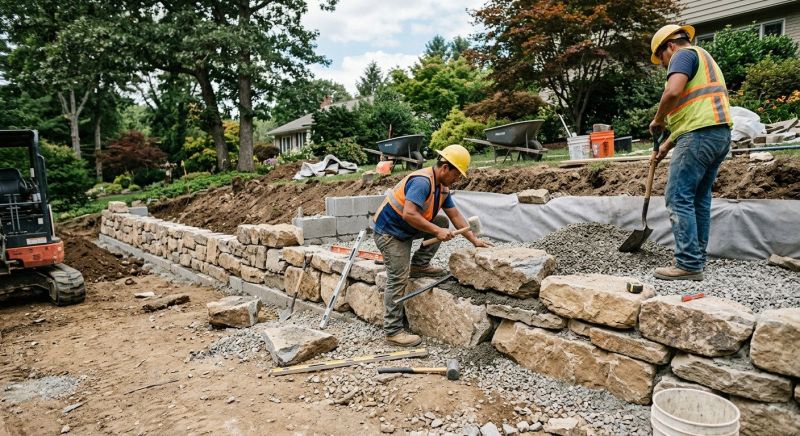 Hardscape Wall Construction in Ocala, FL
