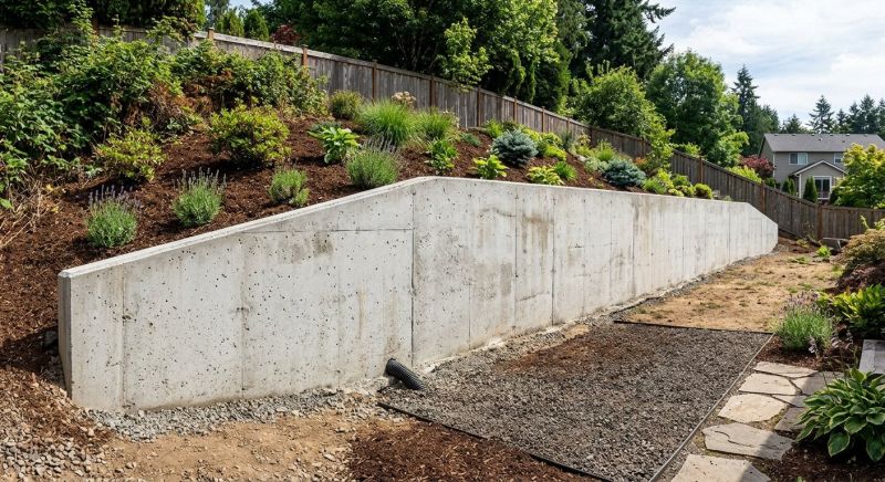 Retention Wall Construction in Sonoma County, CA