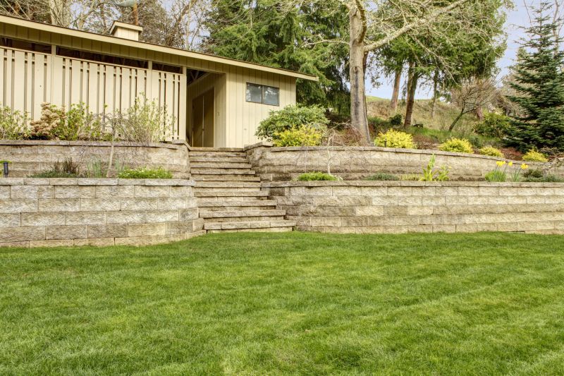 retaining wall construction