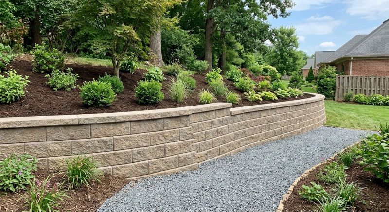 Block Retaining Wall Installation in Lakeland, FL