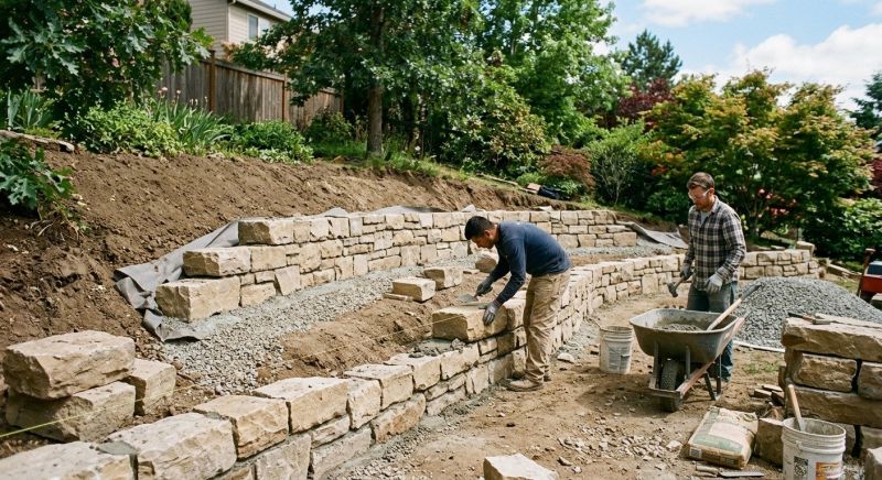 Hardscape Wall Construction in Deland, FL