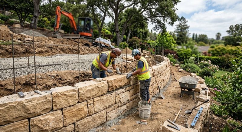 Landscape Wall Construction in Sanford, FL