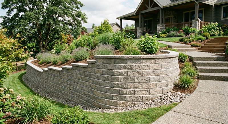 Retention Wall Construction in Deland, FL