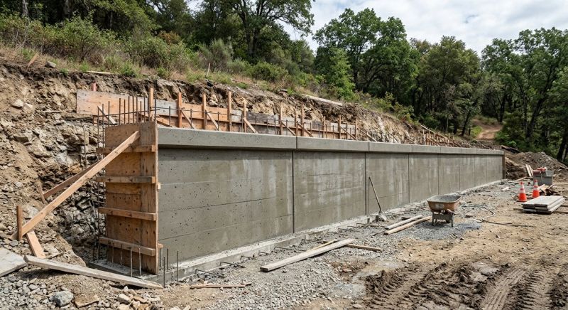 Retention Wall Construction in Orlando, FL
