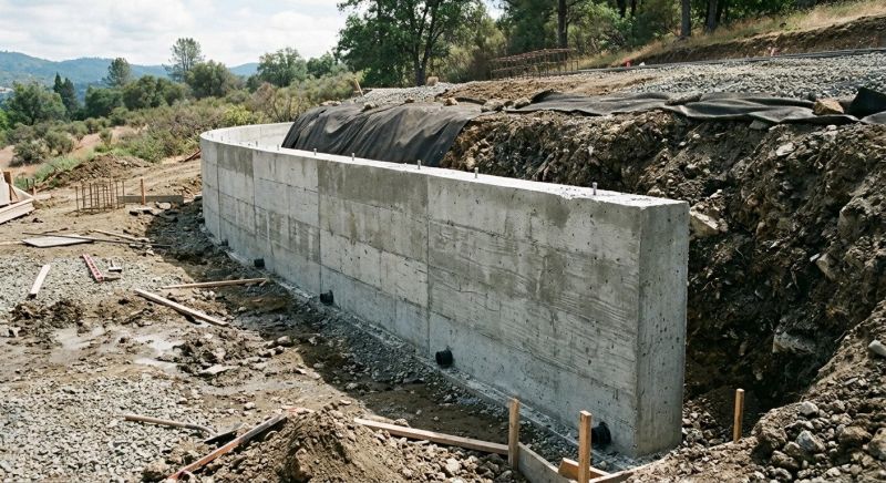 Retention Wall Installation in Citrus County, FL