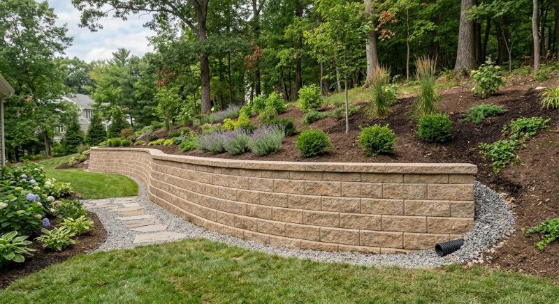 Retention Wall Installation in Ocala, FL